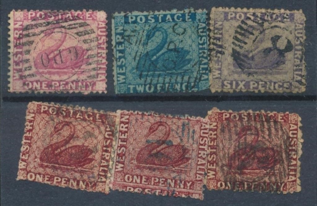 AUSTRALIA W AUSTRALIA #20, #21, #23 & #26(3) USED