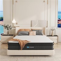 Crayan Queen Mattress, 12 Inch Memory Foam Mattre