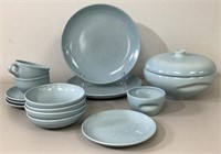Assorted Russel Wright Iroquois China Blue