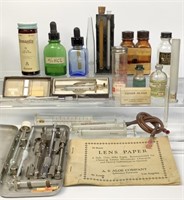 Assorted Antique Medical Equipment Supplies