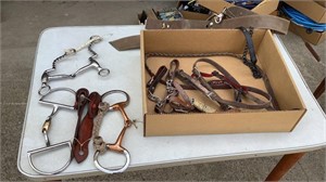 Assorted bits and horse tack