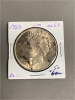 US 1922 1 Dollar Coin MS63