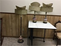 (3) pcs Mid century modern style lamps