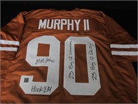 TEXAS BYRON MURPHY SIGNED JERSEY COA