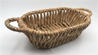 Oval Handled Basket Tan