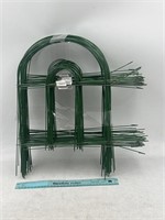 NEW Lot of 20-2ct Small Metal Green Fence