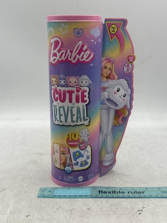 NEW Barbie Cutie Reveal 10ct Surprise & Doll & Pet