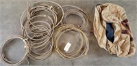 (8) Lariat Ropes & Canvas Gear Bag