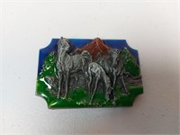 New Horse Belt Buckle