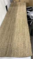 NATURA BRAIDED JUTE RUG 2.5x8FT