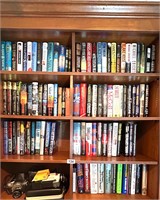 7 Shelves of Hard Back Books