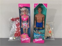 Ken & Barbie Dolls -NIB w/Outfits