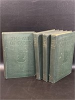 1913 Books Age of Fable Thomas Bulfinch 4 Vol.