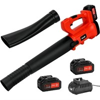 Hanqi Cordless Leaf Blower. 400CFM with 2×4.0Ah Ba