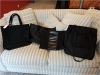 5 BLACK ASSTD BAGS