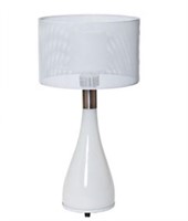 *NEW*$216 MODWAY MUSHROOM TABLE LAMP IN WHITE