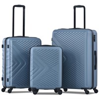 N4827  Travelhouse Luggage Set Lightweight (Blue)