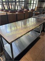 Stainless Steel Tables (multiple sizes and qty)