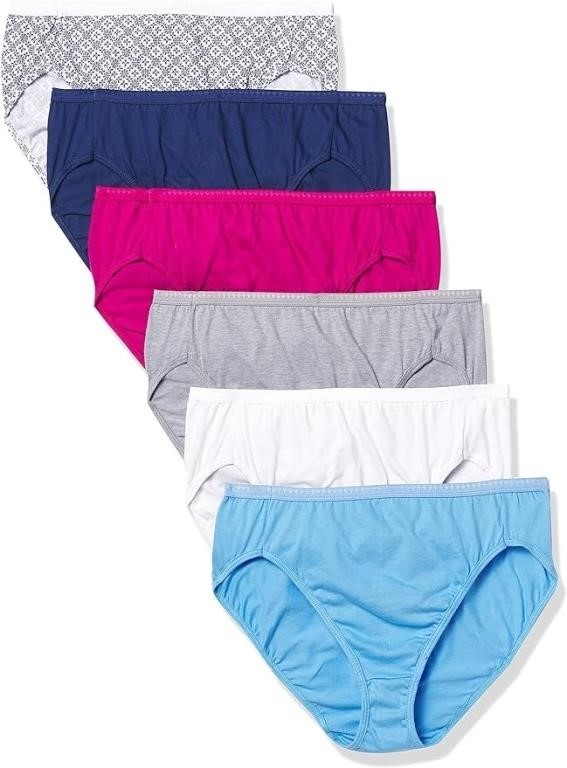 SEALED -Hanes womens 6-pack Breathable Cotton Hi-c