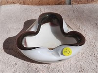 Vintage Murano Alfredo Barbini Glass Bowl