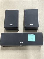 3 KLH speakers