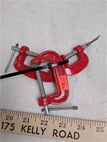 Group of small C clamps