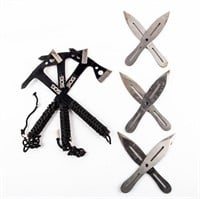 6 S&W Throwing Knives 3 SOG Throwing Axes