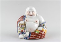 Chinese Famille Rose Porcelain Happy Buddha Fujian
