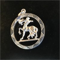 STERLING SILVER CENTAUR PENDANT