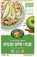 Sealed- NATURE'S PATH SPICED APPLE + FLAX GLUTEN F