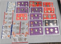 (23) U.S. Proof Sets Various Dates.