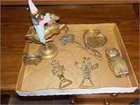 Brass bottle openers, carousel horse