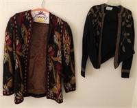 E - LOT OF 2 WOMEN'S EVENING JACKETS (B31)