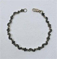Sterling Silver Marcasites Bracelet