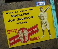 JOE JACKSON AD FOR SEL Z SHOES