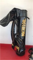 Heavy duty Michelob Golf bag!! Includes cover and