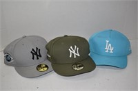 New York Giants New Era and LA Dodgers Hats