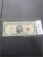 RED LETTER $5 BILL