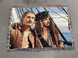 "Pirates of the Caribbean" throw blanket