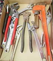 CRESCENT WRENCHES, PIPE WRENCHES, PLIERS ETC