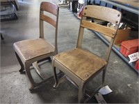 (2) Vintage Children's Chairs