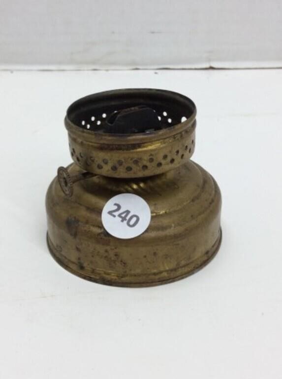 Metal Burner For Vintage Hall Lamp, 3x3x2.5 "