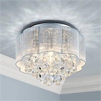 AGV LIGHTING 20102 Crystal Ceiling Light Fixture,