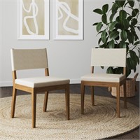 2 Nathan James Linus Modern Dining Chairs $298