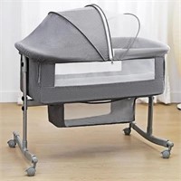 UIUWOO YC-616 Bedside Bassinet & Crib