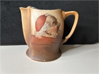 Antique Ioga Warwick M-36 Portrait 8" Pitcher