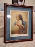 "Jesus and the Lamb" Print by Brown