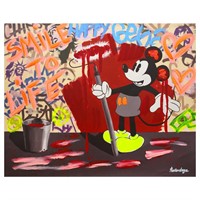 Nastya Rovenskaya- Mixed Media "Mickey's Renovatio