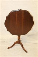 Solid Cherry Tilt Top Table, Western Reserve of CT