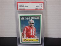 1983 TOPPS #169 JOE MONTANA PSA 8